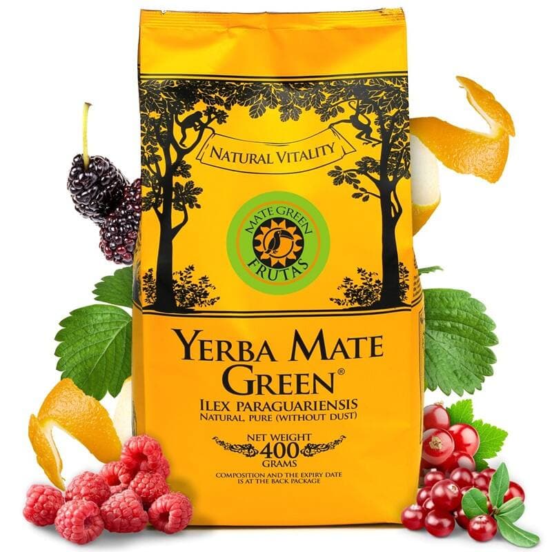 MATE GREEN Yerba mate Frutas 400 g