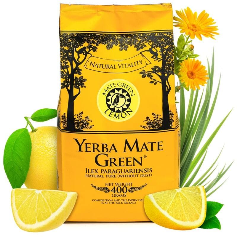 MATE GREEN Yerba mate Lemon 400 g
