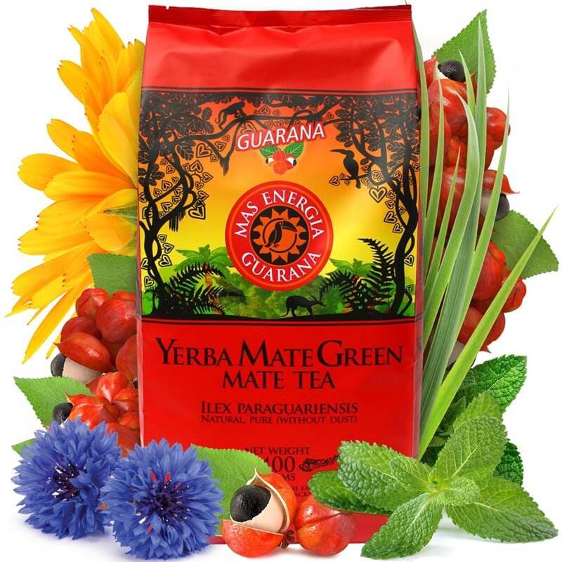 MATE GREEN Yerba mate Mas Energia Guarana 400 g