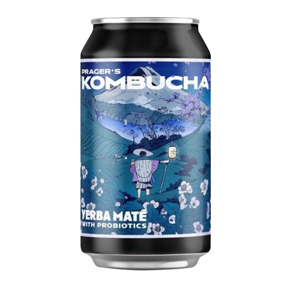 PRAGER'S Kombucha Yerba Mate 330 ml