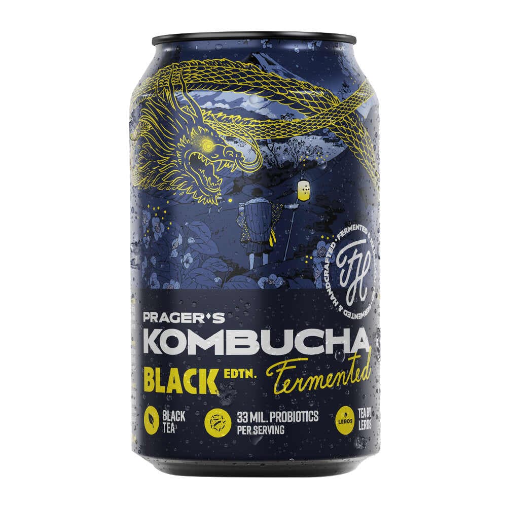 PRAGER'S Kombucha Black 330 ml