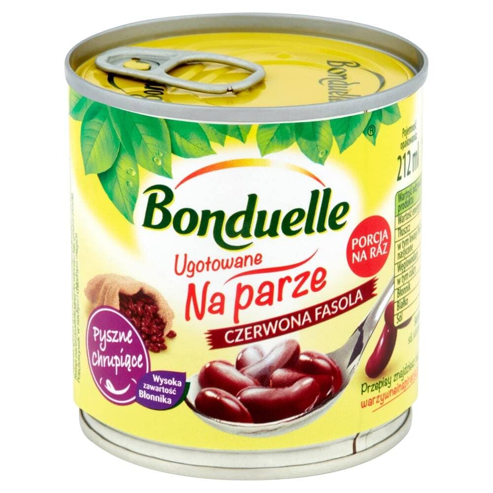 BONDUELLE Fasola czerwona ugotowana na parze 160 g