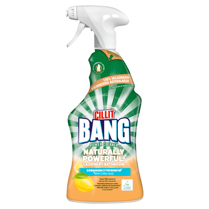 CILLIT BANG Spray do czyszczenia łazienki Naturally Powerfull 750 ml