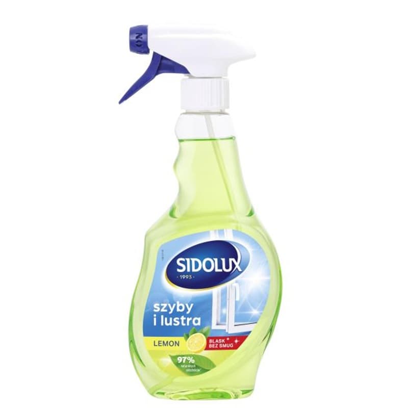 SIDOLUX CRYSTAL Płyn do mycia szyb cytrynowy 500 ml