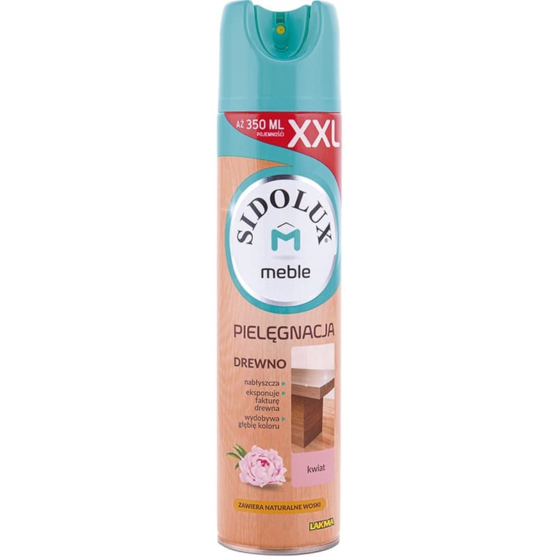 SIDOLUX M Aerozol do mebli o zapachu kwiatowym 350 ml