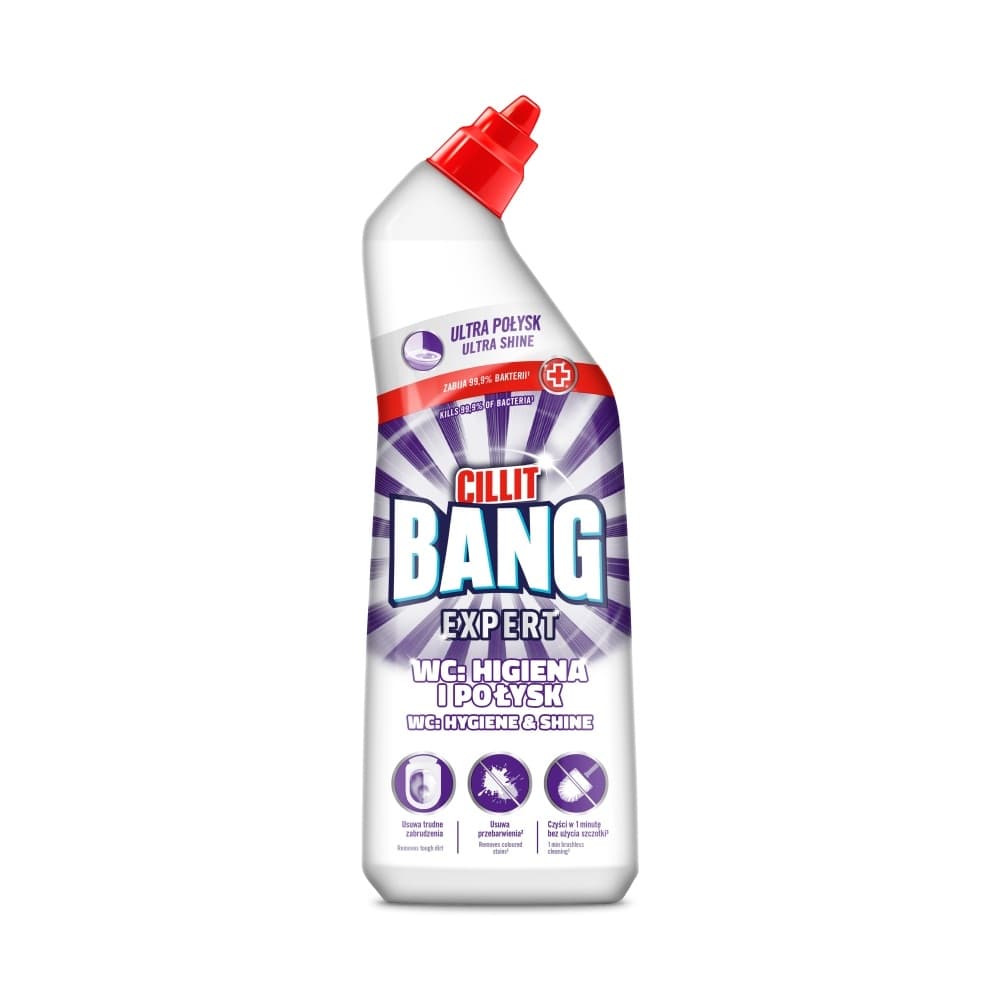 CILLIT BANG Żel do WC Higiena i Połysk 750 ml
