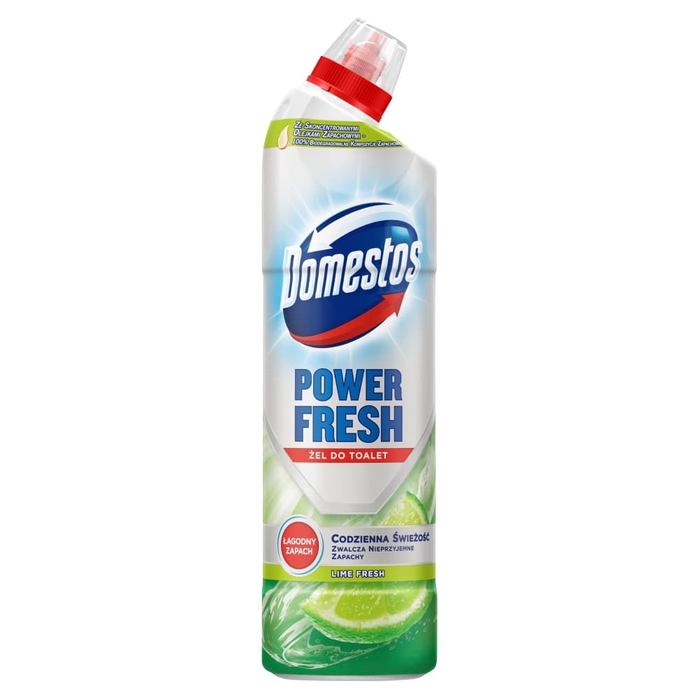 DOMESTOS POWER FRESH Żel do WC Lime Fresh 700 ml