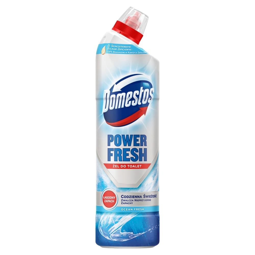 DOMESTOS POWER FRESH Żel do WC Ocean Fresh 700 ml