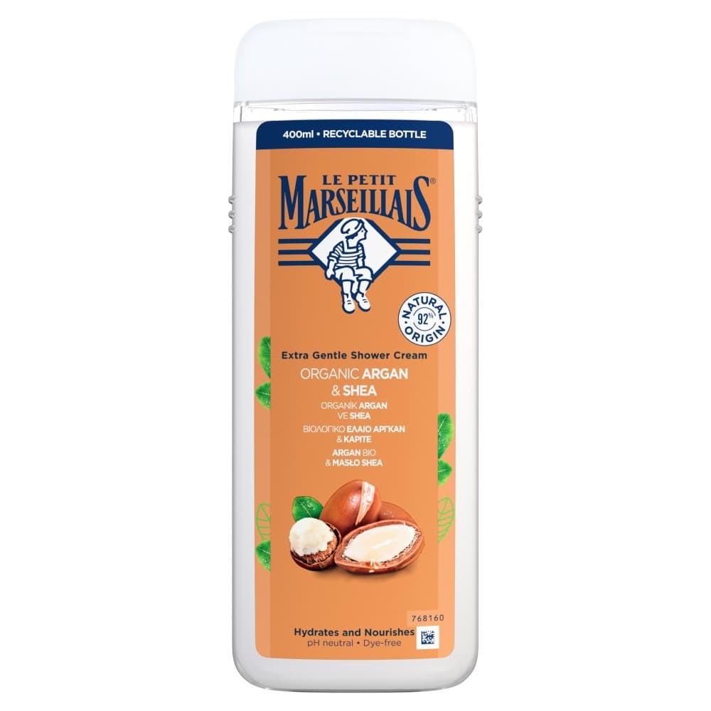 LE PETIT MARSEILLAIS Żel pod prysznic kremowy Argan & Shea 400 ml