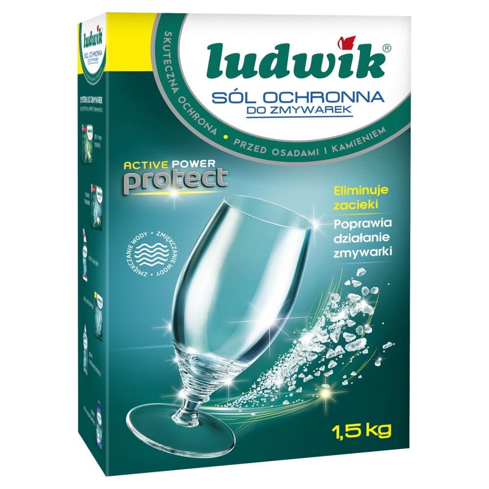 LUDWIK Sól do zmywarki ochronna 1500 g