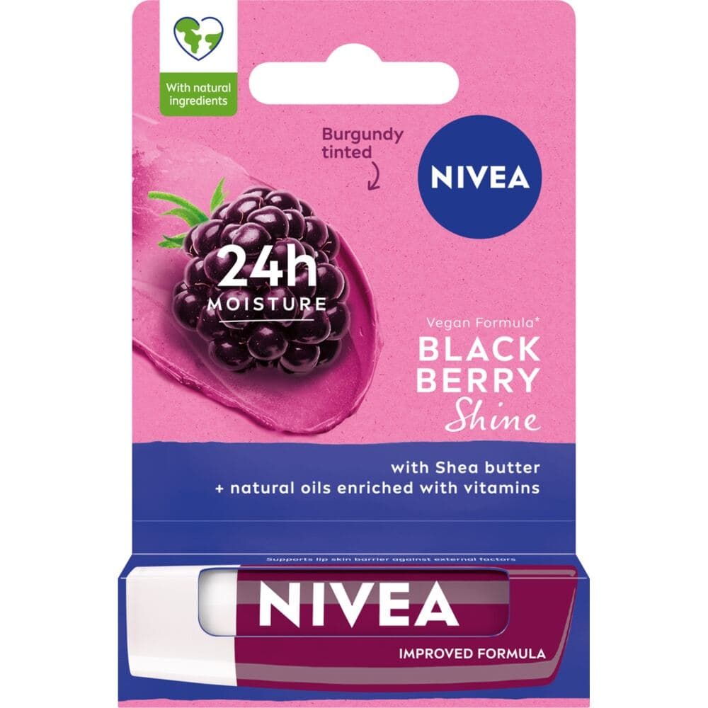 NIVEA Pomadka do ust Blackberry Shine 5,5 ml