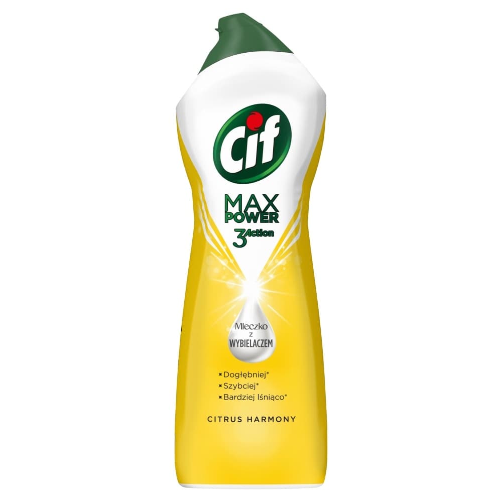 CIF MAX POWER Mleczko do czyszczenia Citrus Harmony 1001 g