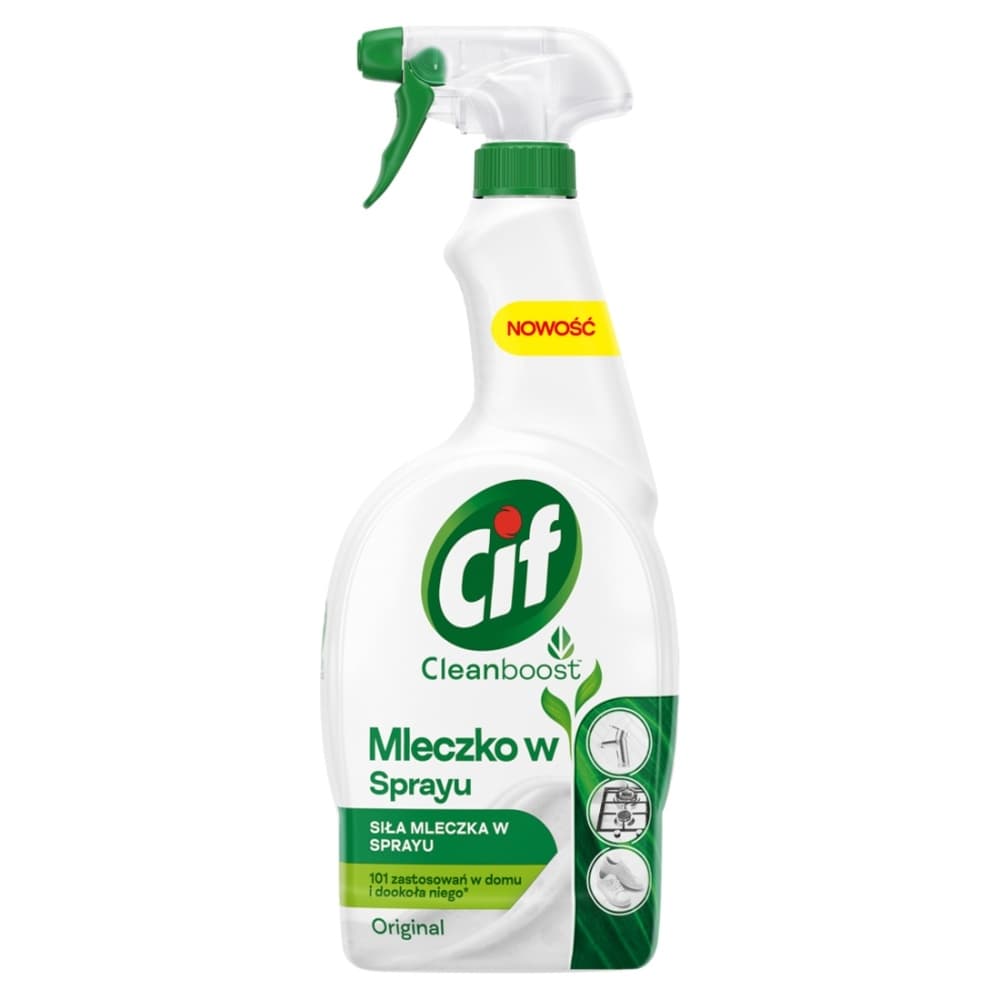 CIF CLEANBOOST Mleczko wielofunkcyjne w sprayu Original 750 ml