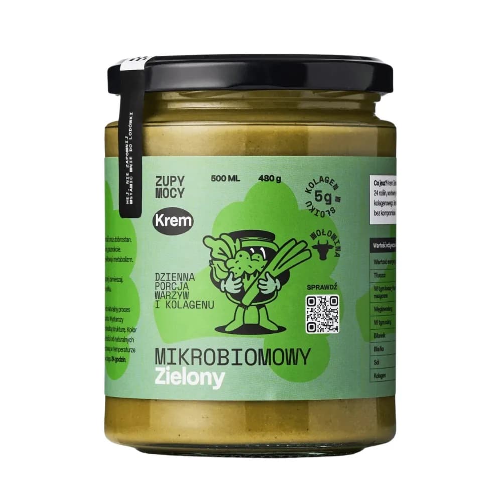 ZUPY MOCY Krem mikrobiomowy zielony 540 ml