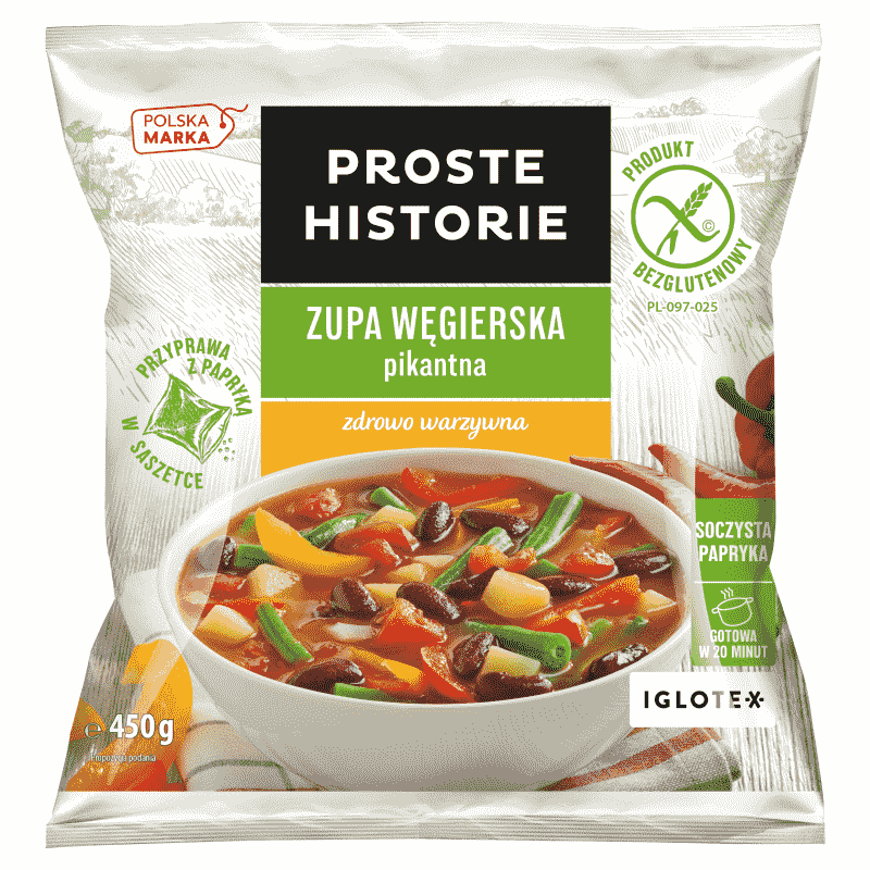 PROSTE HISTORIE Zupa węgierska pikantna mrożona 450 g
