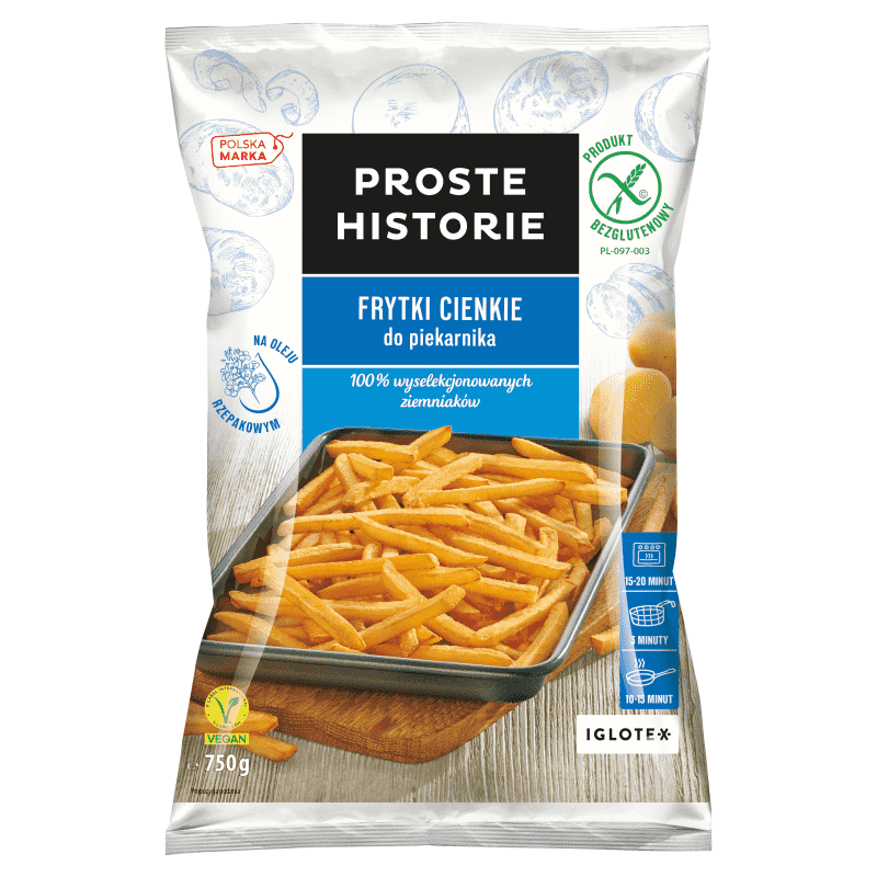 PROSTE HISTORIE Frytki cienkie mrożone 750 g