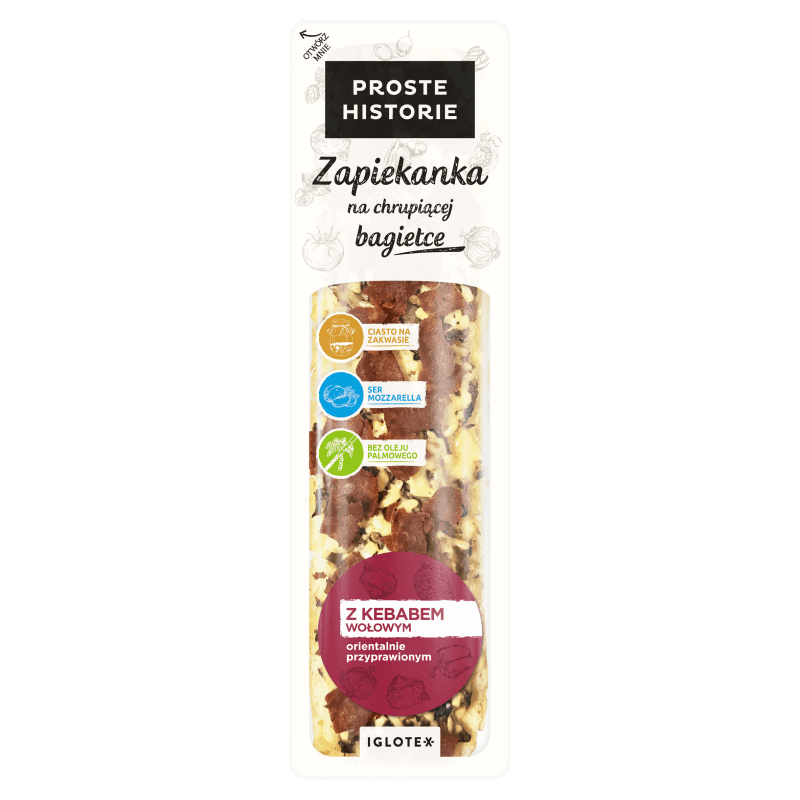 PROSTE HISTORIE Zapiekanka z kebabem 255 g