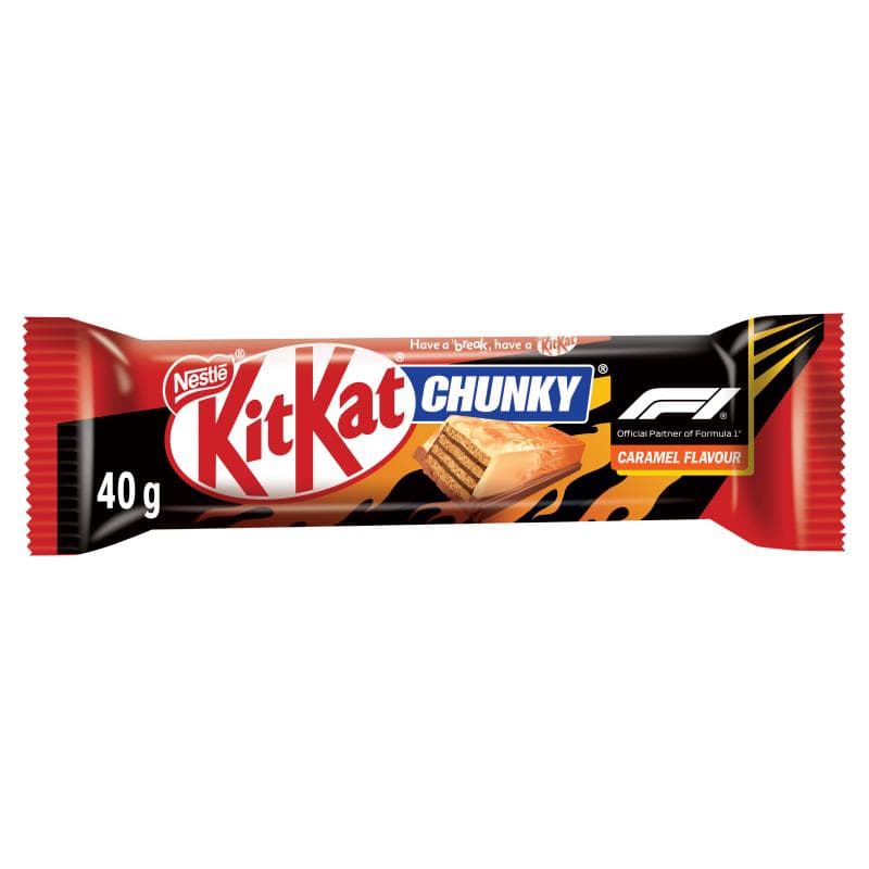 KITKAT CHUNKY CARAMEL Chrupiący wafel pokryty polewą F1 40 g