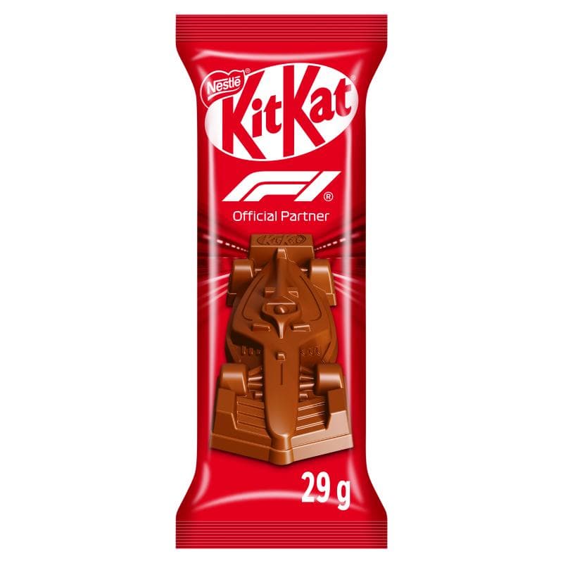 KITKAT Baton z czekoladą mleczną w kształcie bolidu F1 29 g