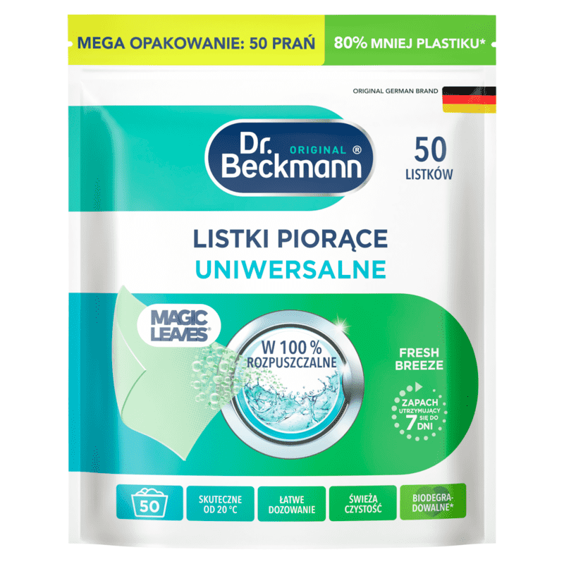 DR. BECKMANN Listki piorące Uniwersalne 50 szt.