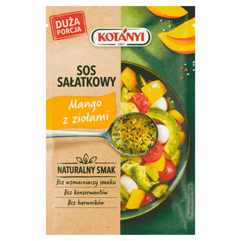 KOTANYI Sos sałatkowy mango z ziołami 20 g