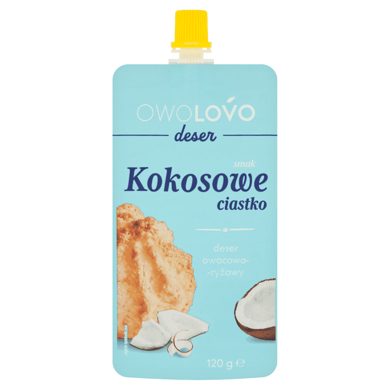 OWOLOVO Deser ciastko kokosowe 120 g