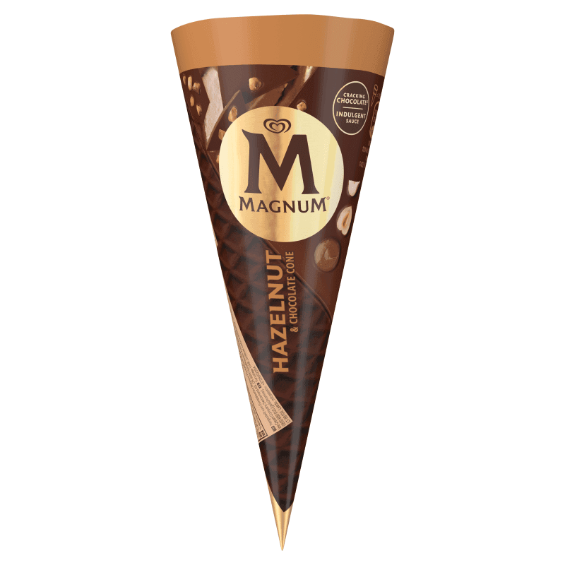 MAGNUM Lody orzechowe Hazelnut & Chocolate Cone w rożku 115 ml
