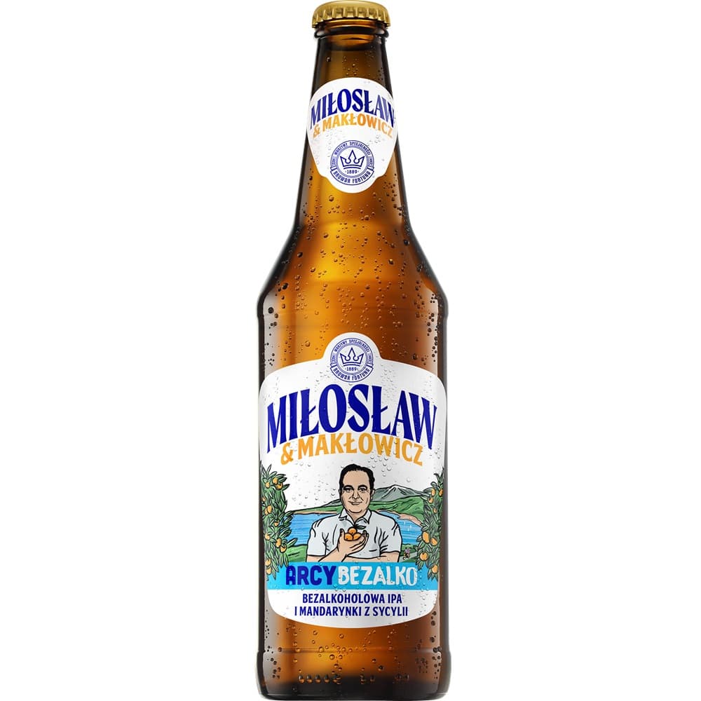 MIŁOSŁAW MAKŁOWICZ ARCYBEZALKO Piwo bezalkoholowe butelka 500 ml