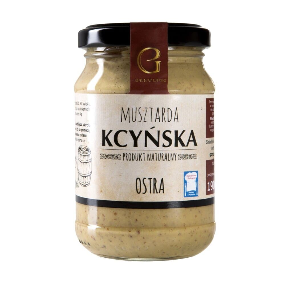 KCYŃSKA Musztarda ostra 185 g