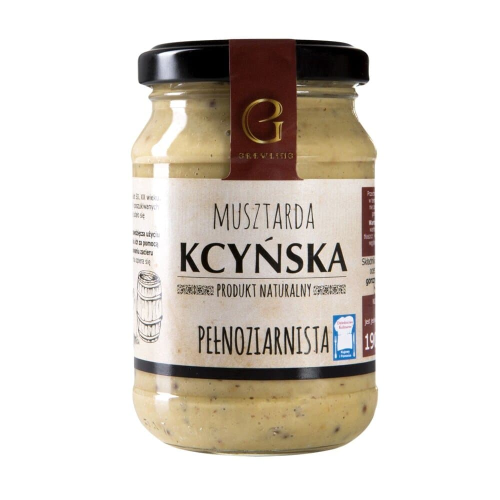KCYŃSKA Musztarda pełnoziarnista 185 g