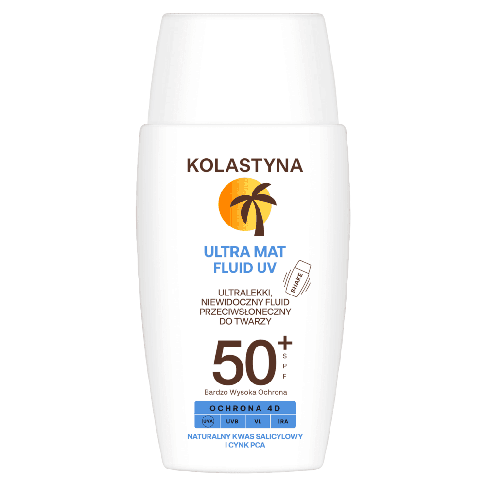 KOLASTYNA Fluid przeciwsłoneczny ultralekki do twarzy SPF 50+ 40 ml