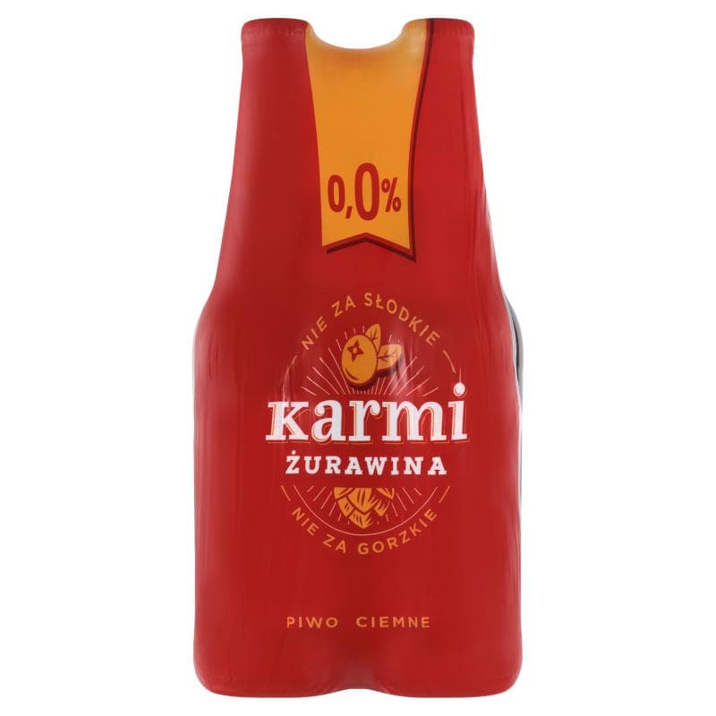 KARMI Piwo ciemne bezalkoholowe żurawina 4 x 400 ml