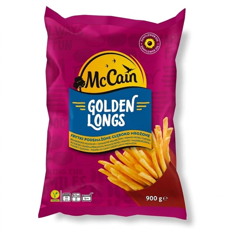MCCAIN GOLDEN LONGS Frytki ekstra długie mrożone 900 g