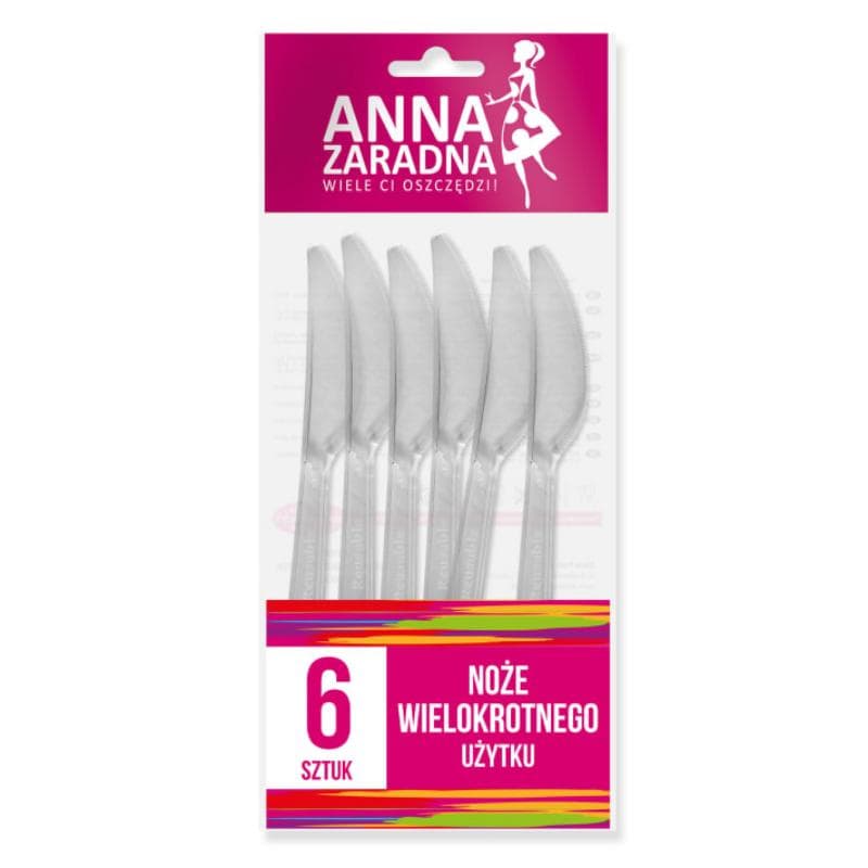 ANNA ZARADNA Noże wielokrotnego użytku 6 szt.