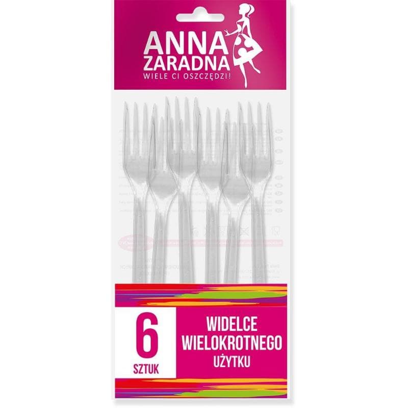 ANNA ZARADNA Widelce wielokrotnego użytku 6 szt.