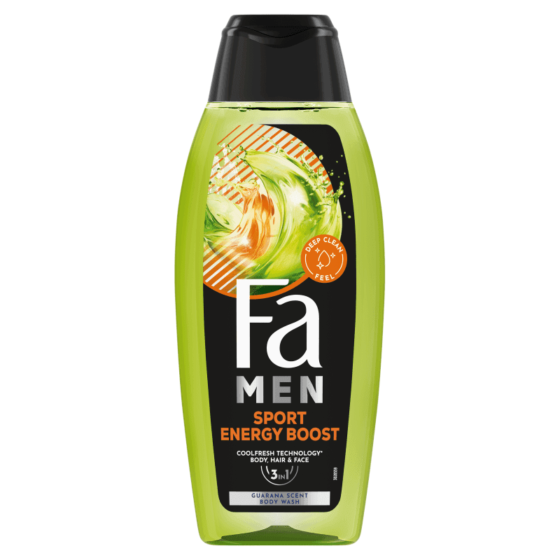 FA MEN Żel pod prysznic dla mężczyzn 3w1 Sport Energy 400 ml