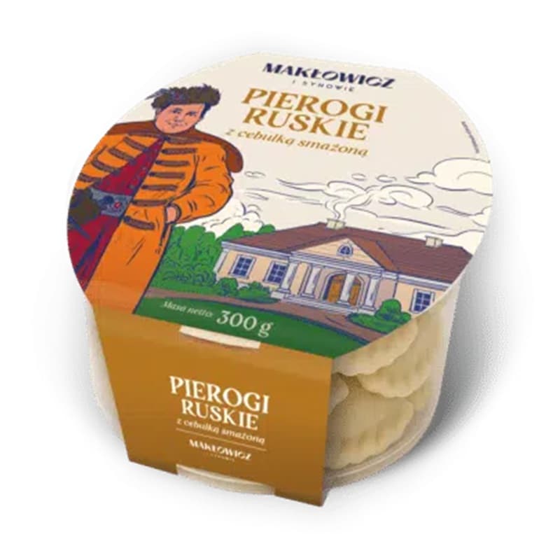 MAKŁOWICZ I SYNOWIE Pierogi ruskie z cebulką smażoną 300 g
