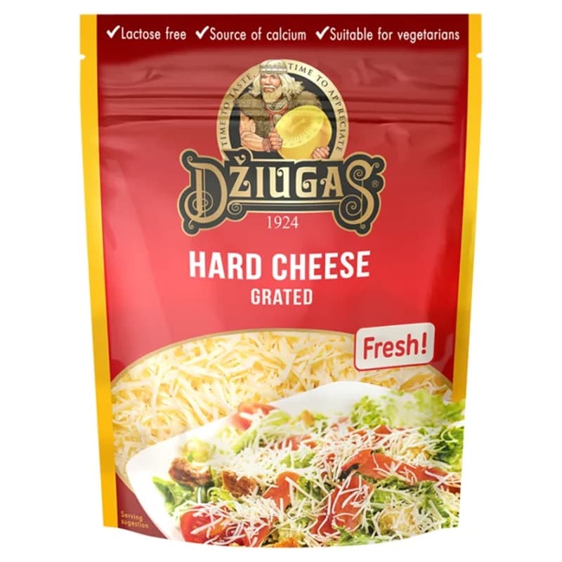DZIUGAS Ser twardy dojrzewający tarty 100 g