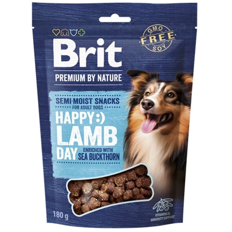 BRIT PREMIUM Przysmak dla psów treningowy z jagnięciną i rokitnikiem 180 g