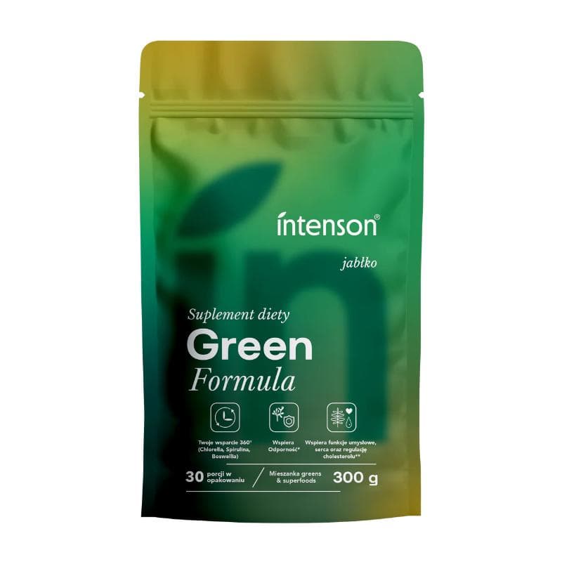 INTENSON Green formuła jabłko 300 g