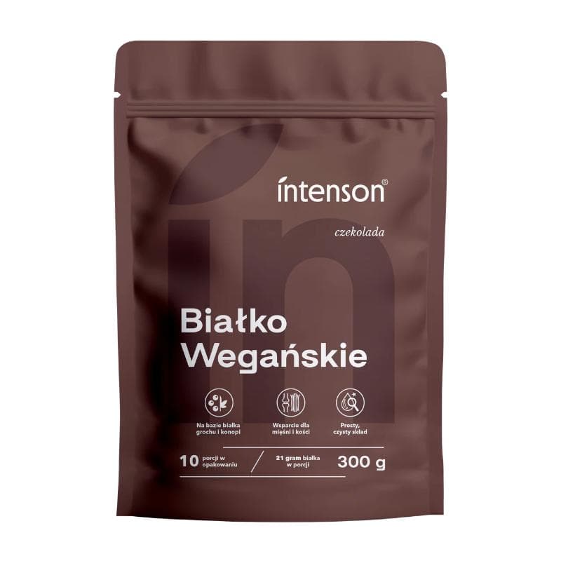 INTENSON Wegańskie białko o smaku czekoladowym 300 g