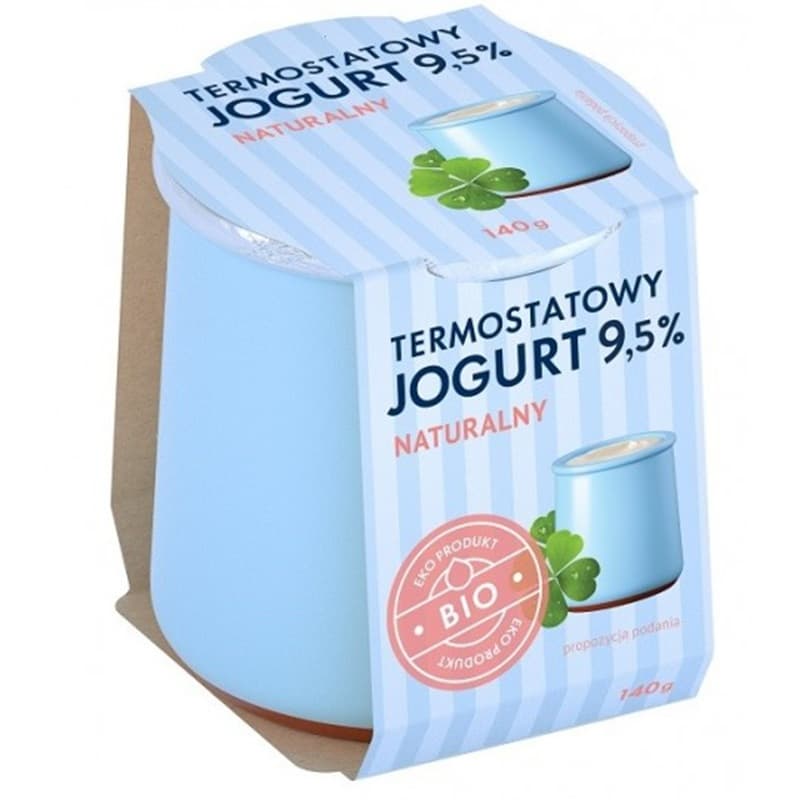 YOMLEKO Jogurt termostatowy naturalny 9,5% BIO 140 g