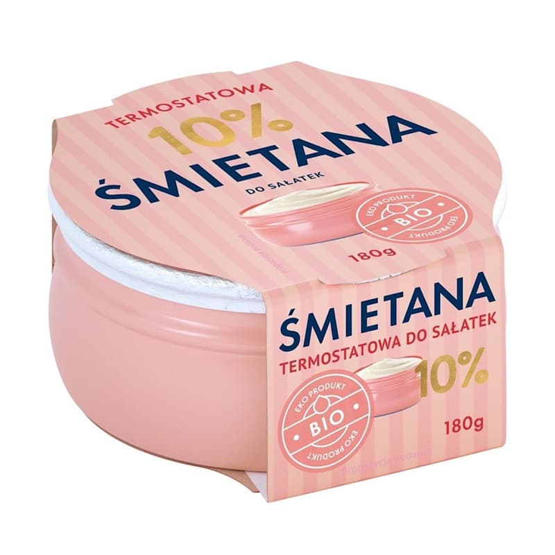 YOMLEKO Śmietana termostatowa 10% BIO 180 g