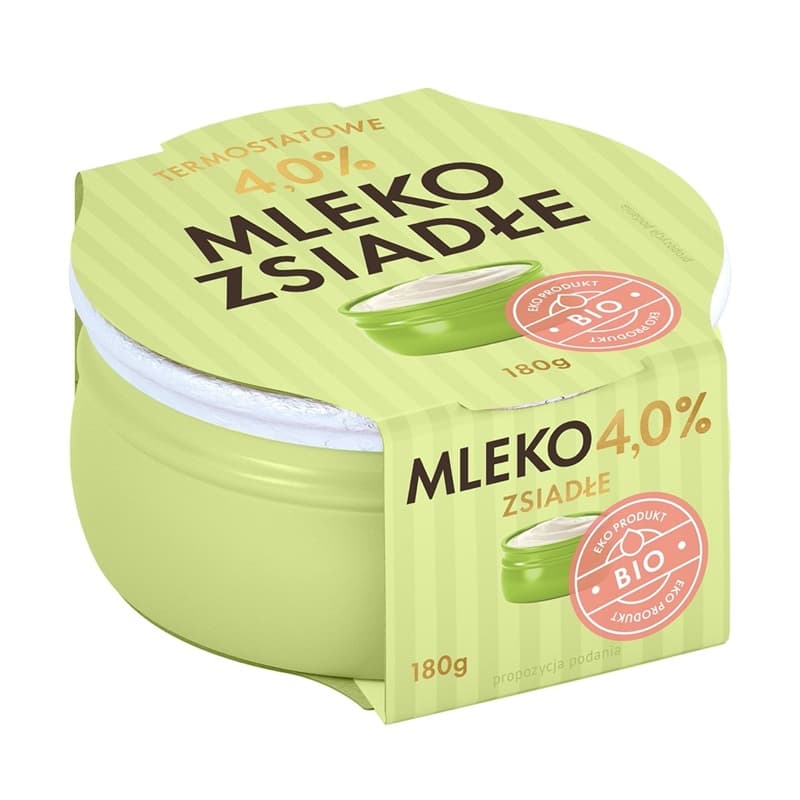 YOMLEKO Mleko zsiadłe termostatowe 4% BIO 180 g