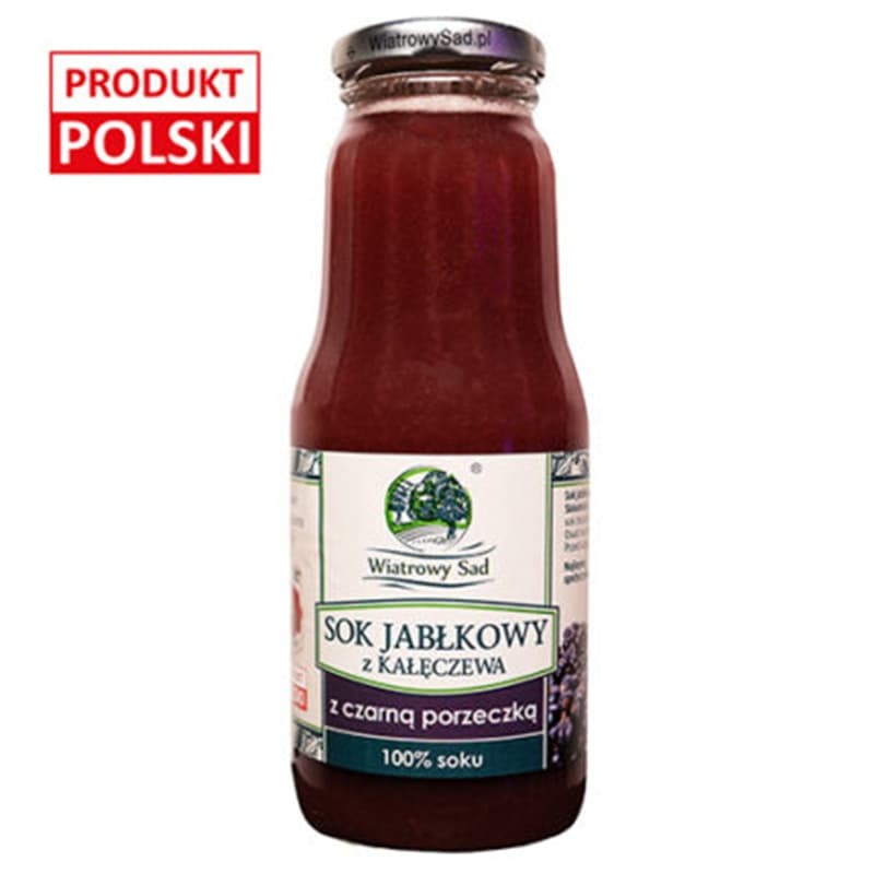 WIATROWY SAD Sok jabłkowy z czarną porzeczką 300 ml