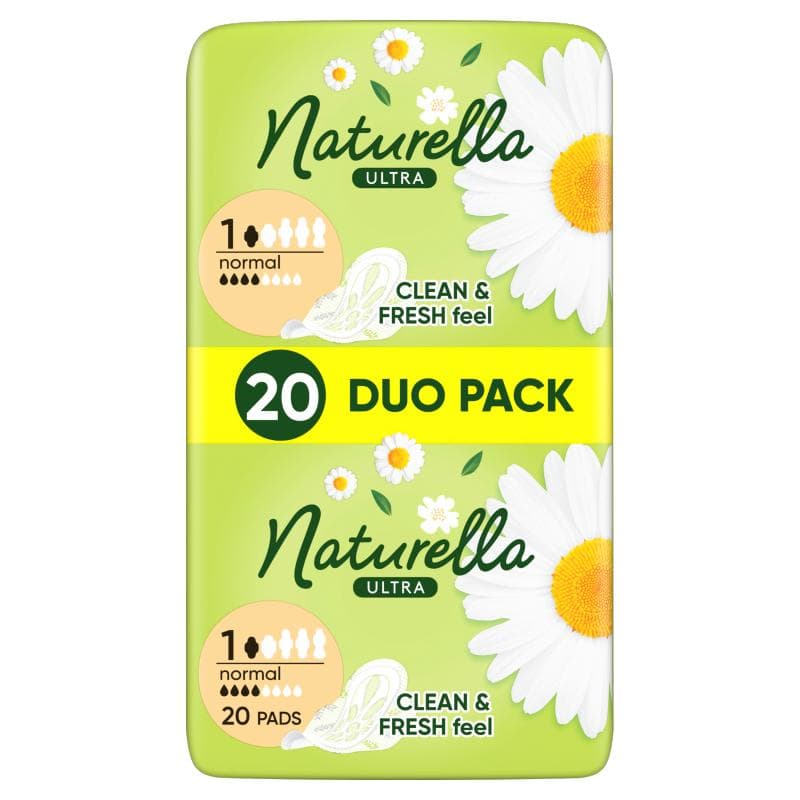 NATURELLA ULTRA NORMAL Podpaski ze skrzydełkami 20 szt.