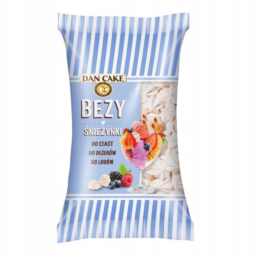 DAN CAKE Bezy śnieżynki 100 g