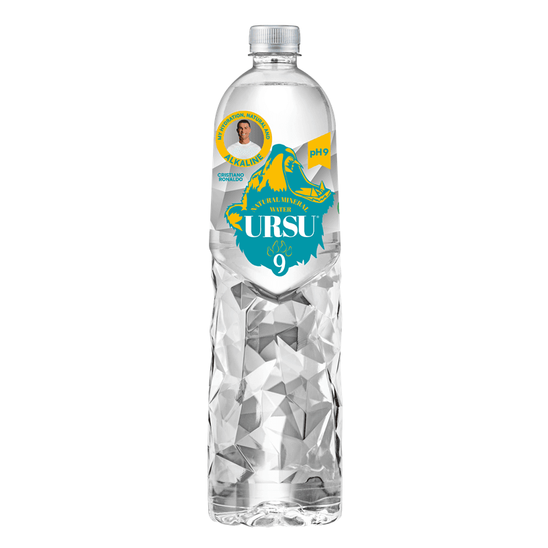 URSU9 Woda mineralna alkaliczna niegazowana Cristiano Ronaldo 1500 ml