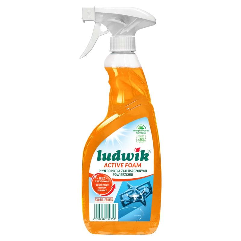 LUDWIK ACTIVE FOAM Płyn do mycia zatłuszczonych powierzchni Exotic Fruits 600 ml