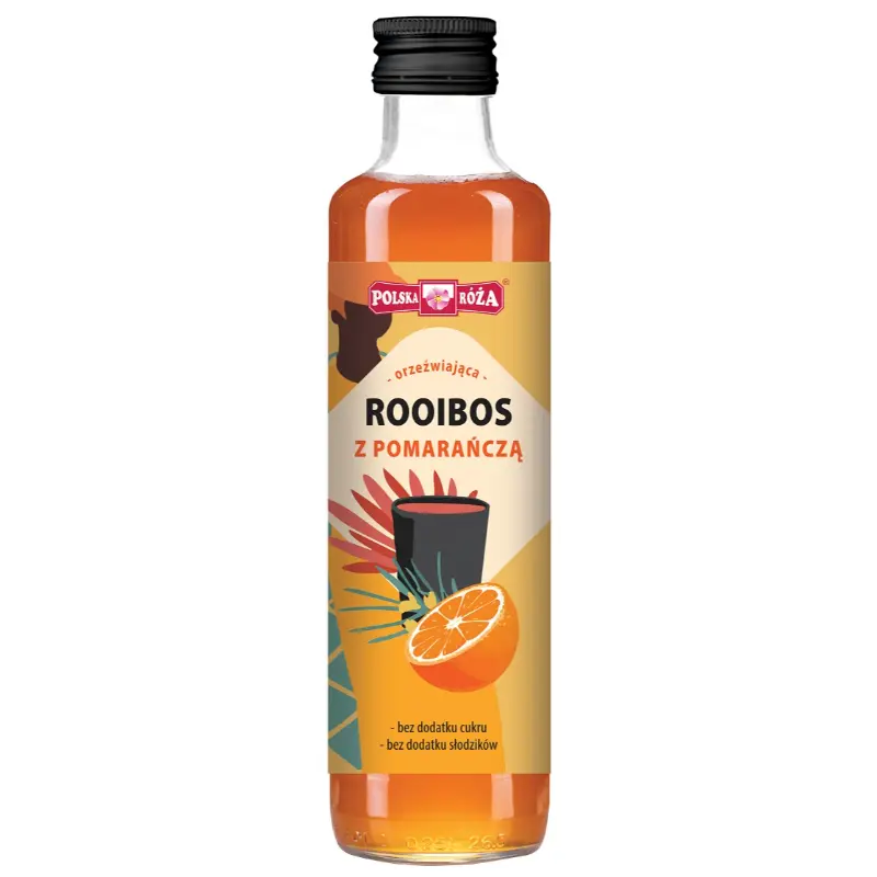 POLSKA RÓŻA Herbatka rooibos z pomarańczą 250 ml